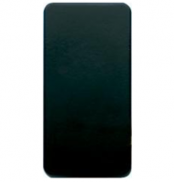 фото выключатель двухклавишный fede цвет: чёрный