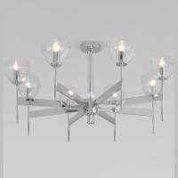 Люстра на штанге Eurosvet Arrista 60130/8 хром Smart фото
