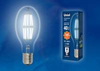 Лампа светодиодная Uniel  E40 40Вт 4000K LED-ED90-40W/NW/E40/CL GLP05TR фото