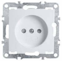 Розетка без заземления и шторками, без рамки Stekker PST00-9109 39316 фото