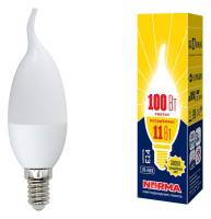 Лампа светодиодная Volpe  E14 11Вт 3000K LED-CW37-11W/WW/E14/FR/NR картон фото
