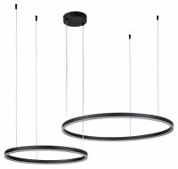 Подвесной светильник Indigo Galass 14001/2P Black фото