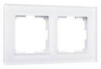 Рамка на 2 поста Werkel Favorit (белый матовый, стекло) W0021105 Favorit (белый матовый, стекло) фото