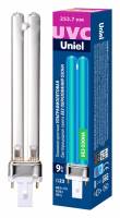 Лампа бактерицидная Uniel  G23 9Вт K ESL-PL-9/UVCB/G23/CL фото