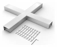 Соединитель угловой X-образный накладной Arlight S-LUX 030118 фото