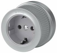 Розетка с заземлением Werkel WL19 WL19-10-01 фото