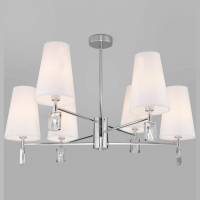 Люстра на штанге Eurosvet Milazzo 60137/6 хром фото