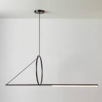 Подвесной светильник Imperiumloft Suspension Cercle Et Trait – Graphite Satine 40.1282-0 фото