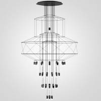 Подвесная люстра Imperiumloft Vibia Wireflow 40.1637-0 фото