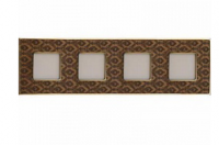 фото рамка 4-поста fede vintage tapestry цвет:		коричневый гобелен