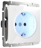 Розетка с заземлением без рамки Werkel W117 1 W1171401 фото