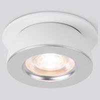 Встраиваемый светильник Elektrostandard Pruno Pruno белый/серебро 8W 4200К (25080/LED) фото