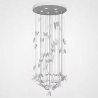 Подвесная люстра Imperiumloft Night Butterflies Chandelier 40.208 фото