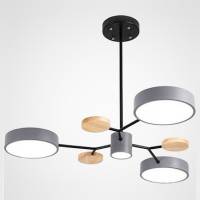 Люстра на штанге Imperiumloft Meade Lamps Grey MEADE-01 фото