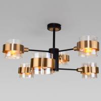 Люстра на штанге Eurosvet Arcada 70127/6 черный фото