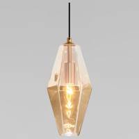 Подвесной светильник Eurosvet Prism 50236/1 янтарный фото