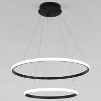 Подвесной светильник Eurosvet Collars 90264/2 черный фото