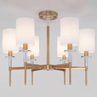 Люстра на штанге Eurosvet Brielle 60132/6 латунь фото