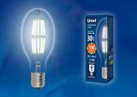 Лампа светодиодная Uniel  E40 30Вт 6500K LED-ED90-30W/DW/E40/CL GLP05TR фото