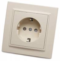 Розетка с заземлением Stekker PST16-9010 39236 фото