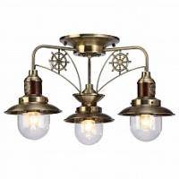 Потолочная люстра Arte Lamp Sailor A4524PL-3AB фото