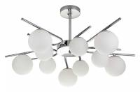 Люстра на штанге Escada Sphere 642/10P Silver фото