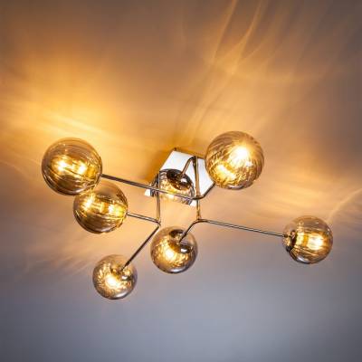 Потолочная люстра Eurosvet Evita 30140/6 хром фото