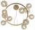 Подвесная люстра Maytoni Dallas MOD545PL-11G фото