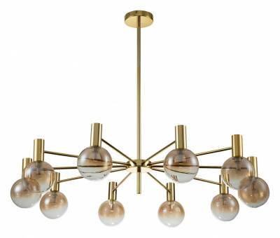 Люстра на штанге Indigo Collana 13015/10R Gold фото