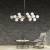 Люстра на штанге LUMINA DECO Marsiada LDP 6033-16 GD фото