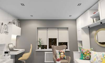 Встраиваемый светильник Denkirs DK3022 DK3072-BK+WH фото