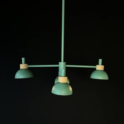 Люстра на штанге Imperiumloft Fanta A Lights Green FANTA_A01 фото