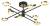 Люстра на штанге Odeon Light Denzel 4321/63CL фото