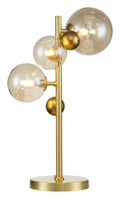 Настольная лампа декоративная Indigo Intero 11024/3T Gold фото
