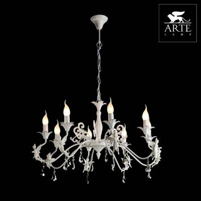 Подвесная люстра Arte Lamp Angelina A5349LM-8WH фото