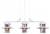 Подвесной светильник LUMINA DECO Capri LDP 11327B-3 PR WT фото
