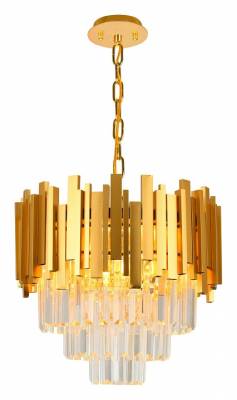 Подвесной светильник Natali Kovaltseva VERTIGO VERTIGO 81440/6C GOLD фото