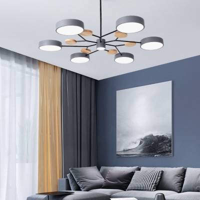 Люстра на штанге Imperiumloft Meade Lamps Grey MEADE-01 фото