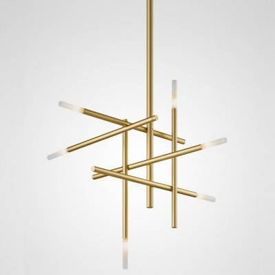 Люстра на штанге Imperiumloft Traverse Gold TRAVERSE01 фото