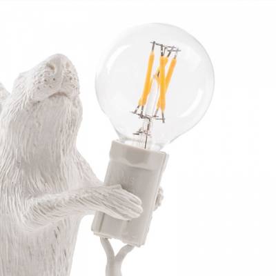 Лампа светодиодная Seletti Mouse Lamp E14 1Вт K 15220L фото