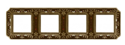 фото рамка 4-поста fede toscana siena цвет:	светлая бронза/palace