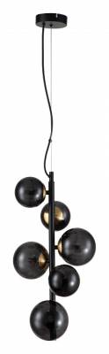 Подвесная люстра Indigo Molecola 11018/6P Black фото