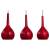 Подвесной светильник Alfa Vetro Red 20513 фото