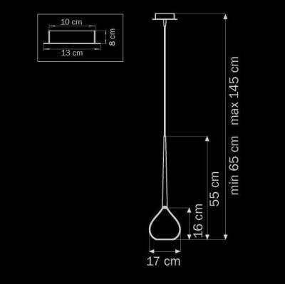 Подвесной светильник Lightstar Forma 808110 фото