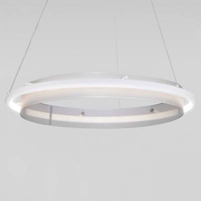 Подвесной светильник Eurosvet Imperio 90241/1 белый/ серебро Smart фото
