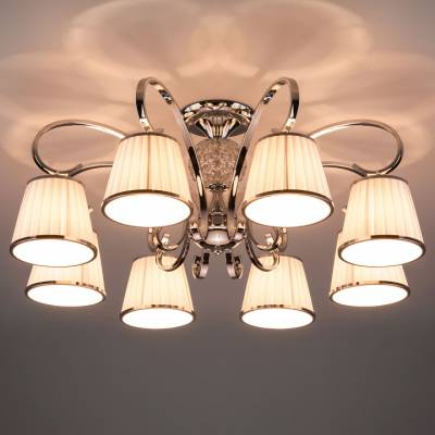 Потолочная люстра Eurosvet Tessa 60088/8 хром фото