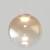 Подвесной светильник Eurosvet Wonder 50234/1 LED янтарный фото