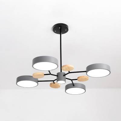 Люстра на штанге Imperiumloft Meade Lamps Grey MEADE-01 фото