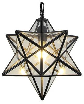 Подвесной светильник Imperiumloft Black Star Clear Glass 101314-26 фото