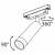 Светильник на штанге Maytoni Track lamps TR019-2-7W3K-B в EL DECO Светильник на штанге Maytoni Track lamps TR019-2-7W3K-B